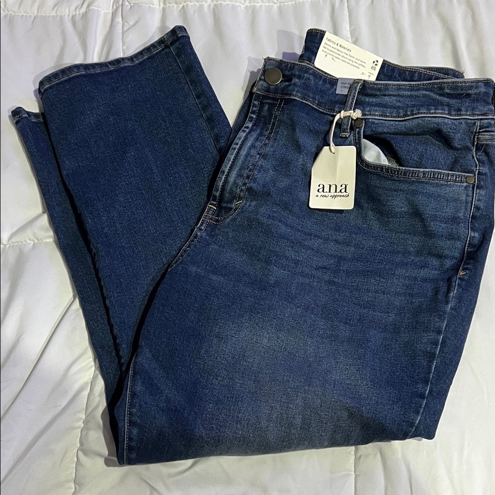 a.n.a Women’s High Rise Straight Jeans